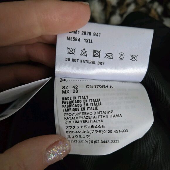 Miu Miu Leopard Teddy Brown Bomber Jacket Hooded Coat size 42 6 S NEW - Picture 14 of 15